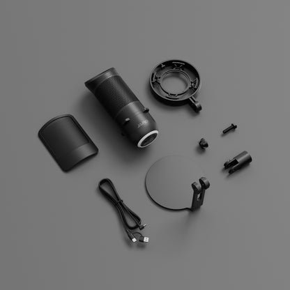 JARO Origin M1  Multi-Pattern USB Condenser Microphone with Shock Mount and Pop Filter